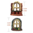 thumbnail image 2 of Yuarrent Figuritas decorativas en miniatura para puerta y ventana, 4 Uds., adorno para exteriores, Micro decoraciones para paisajismo, accesorio Jardín y Patio, 2 of 6
