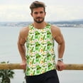thumbnail image 6 of Daiia St. Patrick's day Printed Men's Quick Dry Fit Muscle Tank Top Slim-Fit Tank Workout Tank Top Lightweight Sports Tank Top-XX-Large, 6 of 7