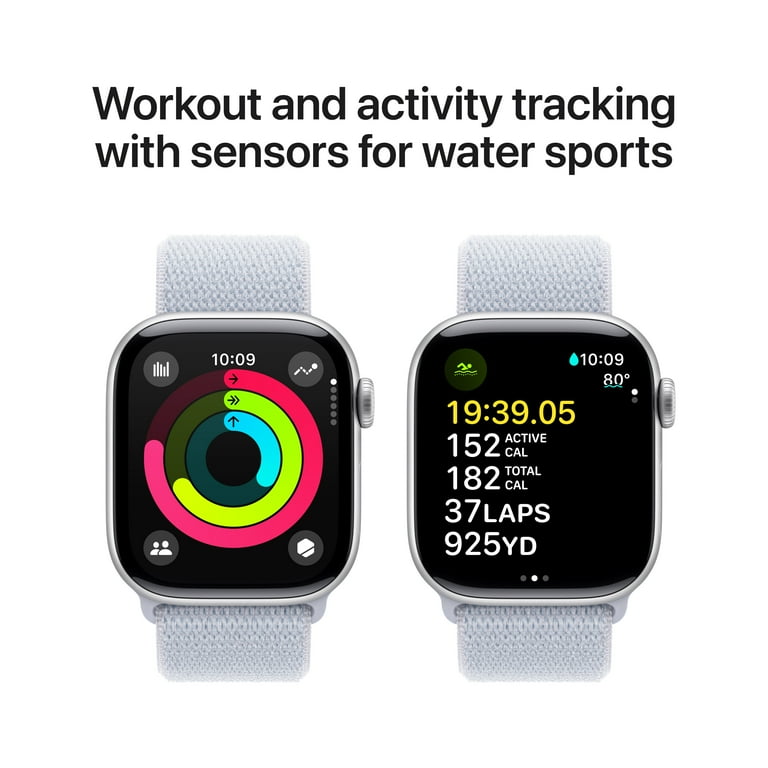 Apple Watch Series 10 GPS 46mm Silver Aluminum Case with Apple Watch Series 10 GPS 46mm Silver Aluminum Case with