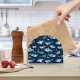thumbnail image 6 of Sharks Leaves Napkin Holder for Table Clear Napkin Stand Paper Holder Acrylic Organizer Dispenser Napkins for Dinner Kitchen Restaurant Room, 6 of 8