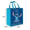 thumbnail image 2 of Stitch Tote Bag - Disney Accessories Set with 15" Grocery Bag Featuring Stitch | Double-Sided Lilo and Stitch Reusable Bags Medium, 2 of 5