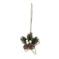 thumbnail image 4 of Decoración de pared Vhermosa Corona de piñas hecha a mano para Navidad y cumpleaños, 4 of 8