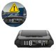 thumbnail image 4 of Universal HUD Car Solar Digital Meter GPS Velocímetro Alarma de exceso de velocidad Pantalla de altitud de distancia BANYUO  Hogar, 4 of 5