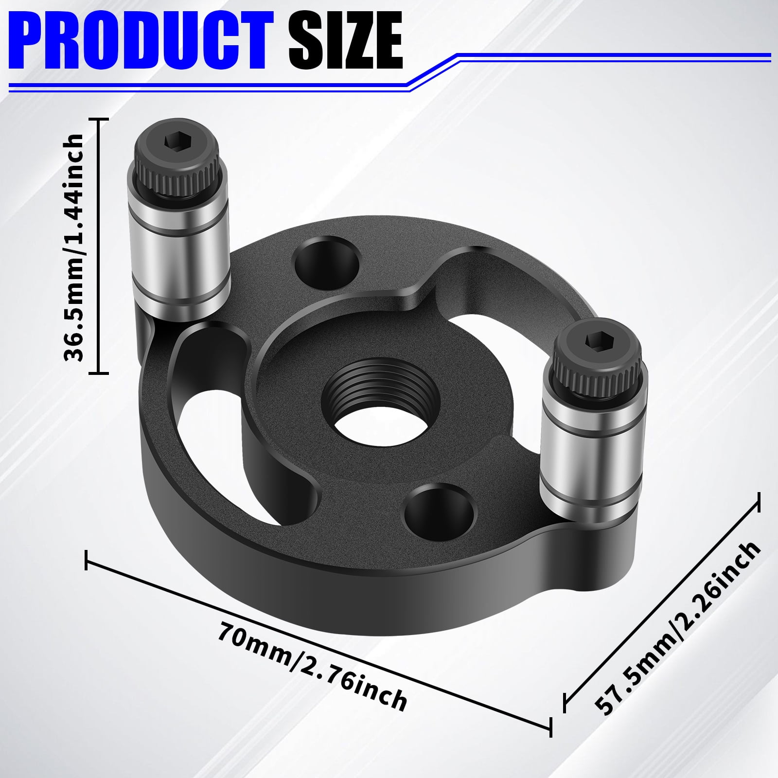 AEVXKHI Hole Drill Positioner Locator, Adjustable Self Centering Drill Bit Set, Solid Self Centering Doweling Jig, Anti Slip Round Jig Punch Locator for Woodworking
