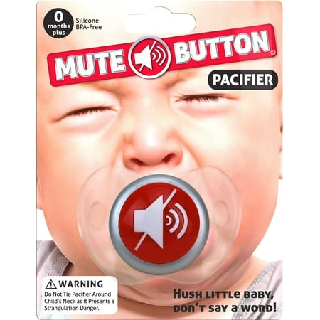 Mute Button Pacifier