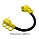 thumbnail image 5 of Adaptador De Corriente Eléctrica Para Vehículos Recreativos Cable de alimentación 30A macho a 50A hembra Cable convertidor de potencia con mango para RV Camper Ndcxsfigh Accesorios para autos y motos, 5 of 9