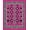 Pink, Pattern 9, variant on ODIKA 2x3 Machine Washable Non-Slip Area Rug, Boho With Interlocking Motifs High Traffic Rug, Pink, 565735