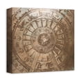 thumbnail image 2 of Creative Products Bronze Distressed Gear 12x12 Canvas Wall Art, 2 of 5