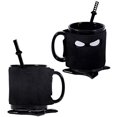 thumbnail image 3 of Taza Ninja creativa, taza de café fresca, taza de café de dibujos animados, taza de bebida con posavasos y cuchara, taza de café resistente al calor con asa, 3 of 5