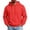 Red, variant on Zivyakyron Fleece Hoodies for Men Athletic Long Sleeve Pullover Fall Loose Solid Men's Sweatshirts Workout Pink M
