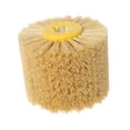 thumbnail image 1 of Cepillo de rueda para pulir con cerdas de sisal, herramienta restauradora de trefilado de alambre, cepillo de tambor para bruñir muebles, pisos de, 1 of 8