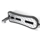 thumbnail image 3 of Estribos universales para coche, puerta Exterior SUV, pedales plegables de aleación de aluminio, peldaños para equipaje en la azotea, puerta para automóvil, plateado sidaley  VI001594-01B, 3 of 6