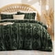 thumbnail image 1 of Juego de Edredón Bedsure Queen Size Verde Oscuro con Capitonado Boho 3 Piezas, 1 of 8