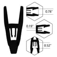 thumbnail image 2 of Clips Para Perchas De Terciopelo Tinfol, Paquete De 24 Clips Negros Para Perchas Para Pantalones, Clips Flocados Para Dedos Fuertes, Perfectos Para Usar Con Perchas De Terciopelo Delgadas Para Ropa, 2 of 5
