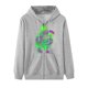 thumbnail image 5 of Chaqueta con capucha Punk suelta con cremallera y estampado de Halloween para mujer, abrigo, sudaderas con capucha, abrigo Pompotops qwe15435, 5 of 8