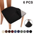 thumbnail image 2 of 6pcs Stretch Jacquard Chair Seat Covers-DF, 2 of 5