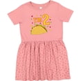 thumbnail image 3 of Inktastic I'm Two Taco Birthday Party Girls Toddler Dress, 3 of 5