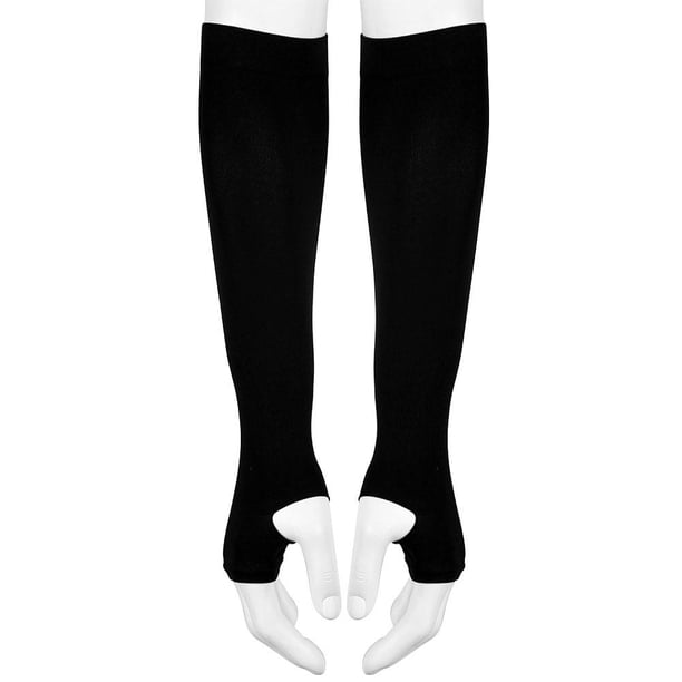 mangas de seda de hielo Mangas de puño Refrigeración de seda de hielo Protección solar UV Deportes sin dedos Negro JShteea El nuevo