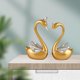 thumbnail image 5 of 2x Esculturas de estatua de cisne de pareja nórdica, figuras decorativas de artesanía de arte animal moderno para accesorios de estar, de Baoblaze Estatua de pareja cisne, 5 of 8