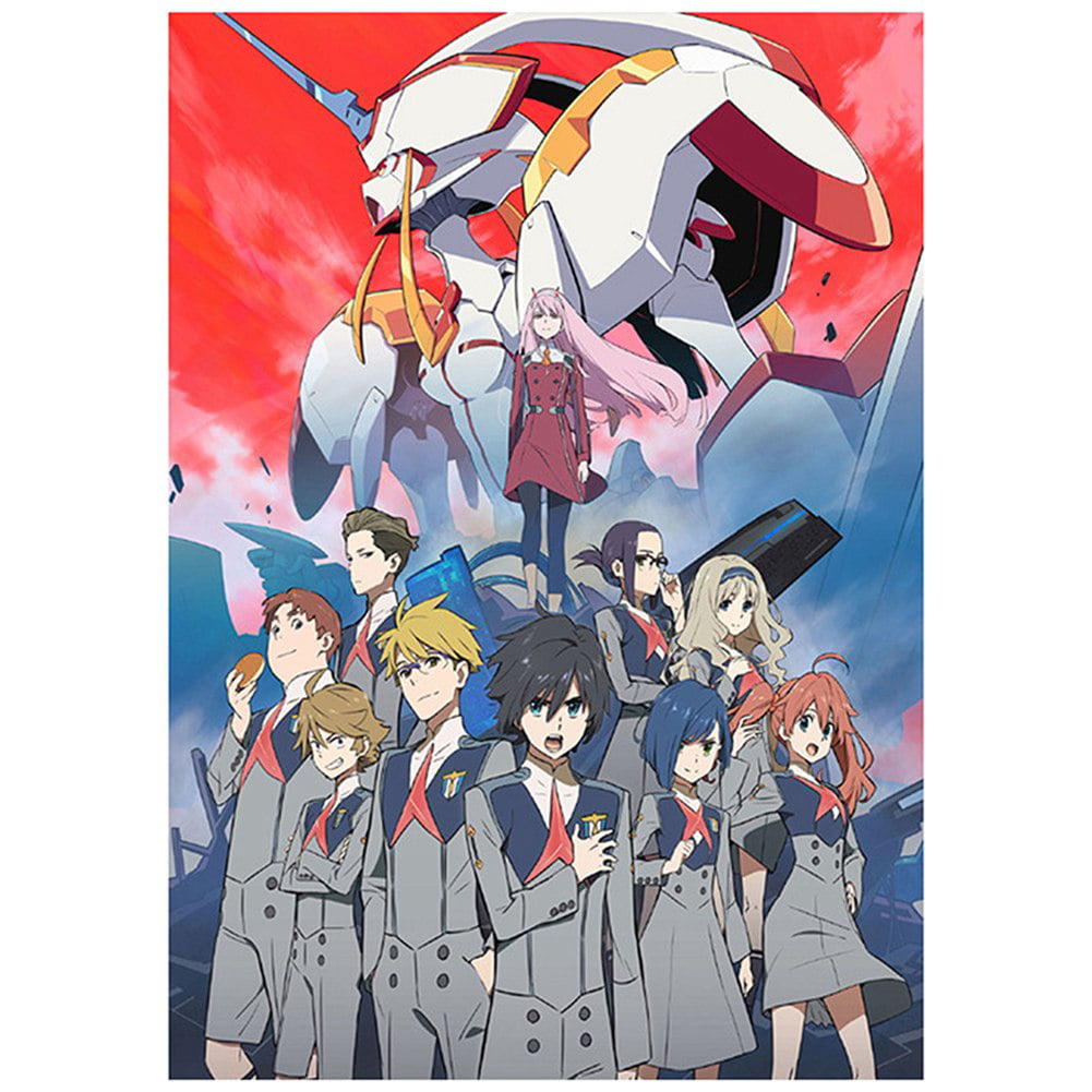 darling in the franxx HD Canvas Print Wall Poster Scroll Room Decor