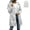 White, variant on Windbreaker Women with Pocket Lightweight Outdoor Long Sleeve Coats Zip Up Fall Solid Color Jackets White XXL