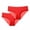 Red F, variant on WRKEKC Underwear Women Pack 5PC Seamless Breathable Triangle Low Waist Yoga Panties in Silk Blend Fabric for Comfort All Day