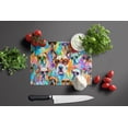thumbnail image 4 of Boxer Hippie Dawg Glass Cutting Board Large 12 in x 15 in, 4 of 5