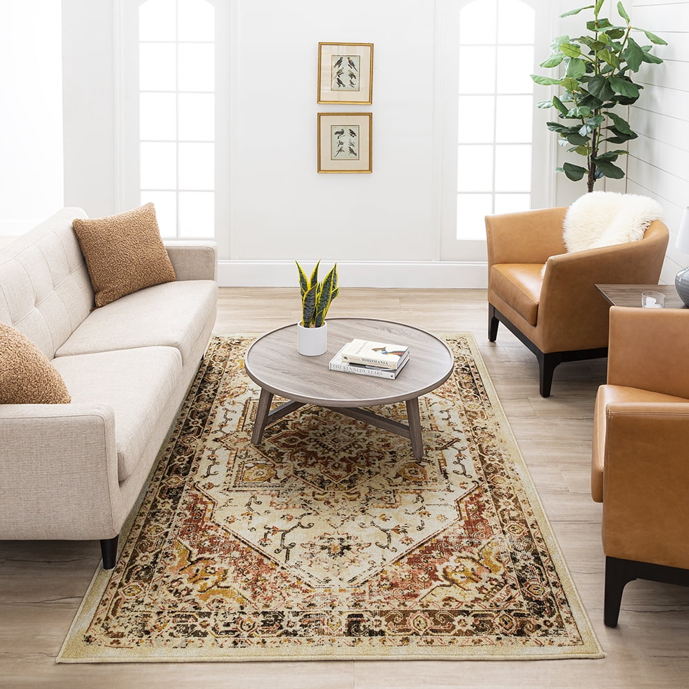 Mohawk Home Annecy Printed Area Rug, Earth, 7' 6" x 10'