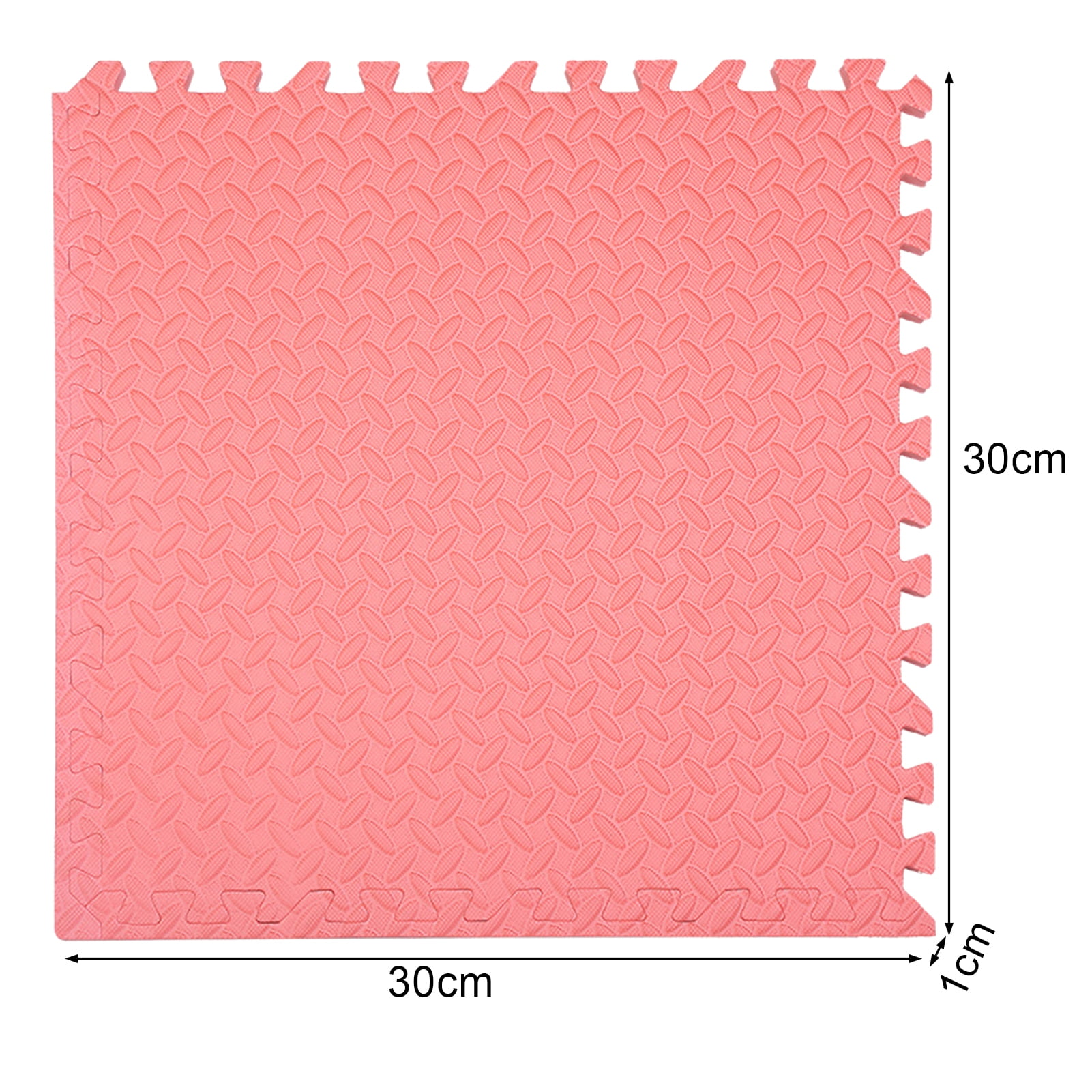 sunsanly 12Pcs Extra Thick Yoga Mat High Density EVA Foam Interlocking Floor Tile Home Gym Fitness Exercise Pad Cushion Workout Equipment