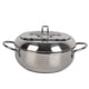 thumbnail image 5 of Sartén profunda de acero inoxidable, freidora japonesa para tempura con control de termómetro, sartén antiadherente para cocina, 5 of 12