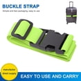 thumbnail image 4 of Correa De Equipaje Correa De Equipaje Tmvgtek Nylon Travel Atado Cargo Equipaje Cinturón Correa Hebillas Camping Kits (Verde), 4 of 4