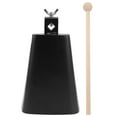 thumbnail image 1 of Miangastore Cowbell Instrument Percussion Black Plastic 1 Set 7.7x4.5in, 1 of 8