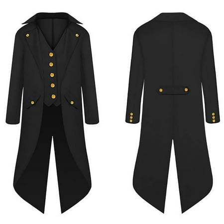 

DAETIROS Soft Punk Retro Tuxedo Halloween Beach Parent-child clothing Black