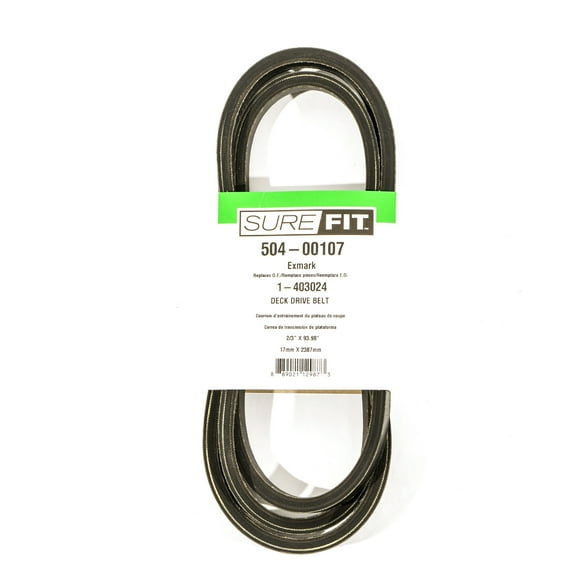 SureFit Deck Drive Belt for Exmark 1-403024 32" 36" 48" Viking Mowers 2 3"