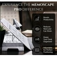 thumbnail image 3 of MemoScape PRO Adjustable in-Line Document Copy Holder for Desk - Help Boost Productivity and Reduce Neck Strain - Paper Holder Stand for Desk - Office & Home Organization Accessory - White, 3 of 8