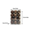 thumbnail image 4 of Costeam Christmas Balls Ornaments，24pcs 1.5" Pre-Strung Xmas Tree Decorations，Holiday Hanging Balls Shatterproof Birthday Halloween Holiday Wedding Christmas Ornaments, 4 of 9