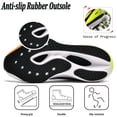 thumbnail image 4 of Men's Lightweight Arch Support Fashion Sneakers Breathable Shock-Absorbing Running Shoes Rebound Casual Walking Shoes Black 7.5 US, 4 of 7