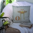 thumbnail image 3 of Carolines Treasures BB5740PW1414 Alphabet O for Owl Fabric Decorative Pillow  14Hx14W multicolor, 3 of 4