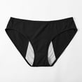 thumbnail image 2 of Daznico Womens Underwear - Women's Menstrual Panties 3 Layer Leakproof Menstrual Panties Panties for Girls Teens - Panties for Women,Color:Black,Size:M, 2 of 4