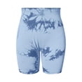 thumbnail image 7 of IWRICH Women's High Waist Workout Biker Shorts Gym Printed Seamless Cycling Scrunch Yoga Shorts Orange M, 7 of 7
