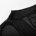 thumbnail image 4 of FhsagQ Lingerie pour Femmes Sans Entrejambe Ajustée Femmes Kimono en Satin de Soie Noir Robe de Chambre en Dentelle Lingerie Tenue de Nuit Pyjamas Lingerie pour Femmes Bas Résille Noir TTG, 4 of 9