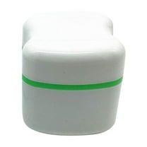 Denture Soaking Box with Filter Screen, Double Layer European Style Storage Case for Full Mouth Dentures, Immersion Bath Container, Plastic Material, Leak Proof, 1 Pcs
