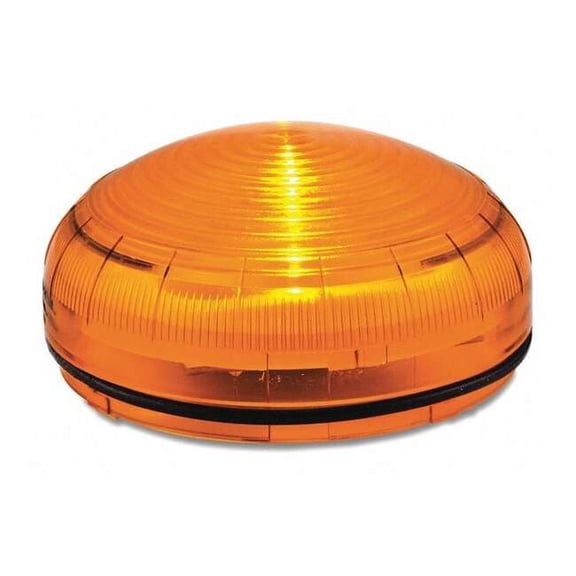 Federal Signal Beacon Warning Light,Amber,LED SLM350A