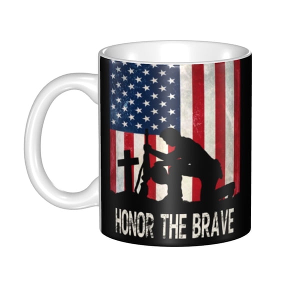 Memorial Day Coffee Mug Novelty Double Color Ceramics Coffee Mugs For Office Home Tea Mug 11oz