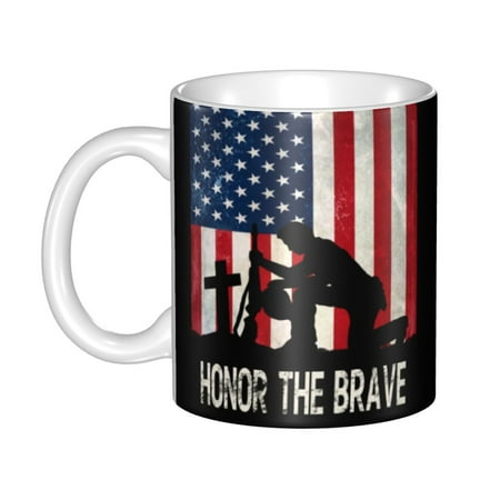 

Memorial Day Coffee Mug Novelty Double Color Ceramics Coffee Mugs For Office Home Tea Mug 11oz