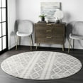 thumbnail image 4 of nuLOOM Sarina Diamonds Runner Rug, 2' 6" x 14', Gray, 4 of 4