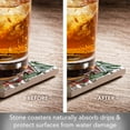 thumbnail image 6 of Thirstystone "Snowman's Farmhouse" 4-Pack  Tumbled Tile Coasters, 6 of 7