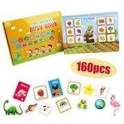 Busy Books Montessori Preschool Learning Activities Latest 29 Themed - Workbooks Activity Binders Travel Toys Ages 3+, Autism Learning Materials and Tracing Coloring Books, 1 Pc