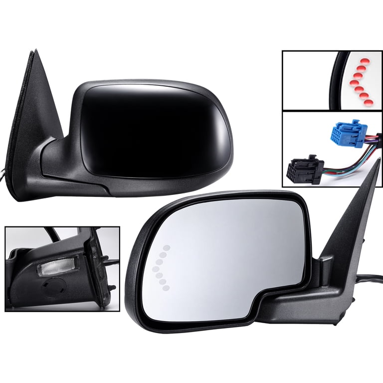 Fits 08-13 Chevrolet Tahoe Passenger Side Mirror Glass With Back Plate Signal And Heated Fits 08-13 Chevrolet Tahoe Passenger Side Mirror Glass With Back Plate Signal And Heated
