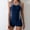 01 Navy, variant on Plus Size Swimsuit for Women Rash Guard Long Sleeve One Piece Swimsuit Surfing Bathing Suit UPF 50+ Athletic Swimwear